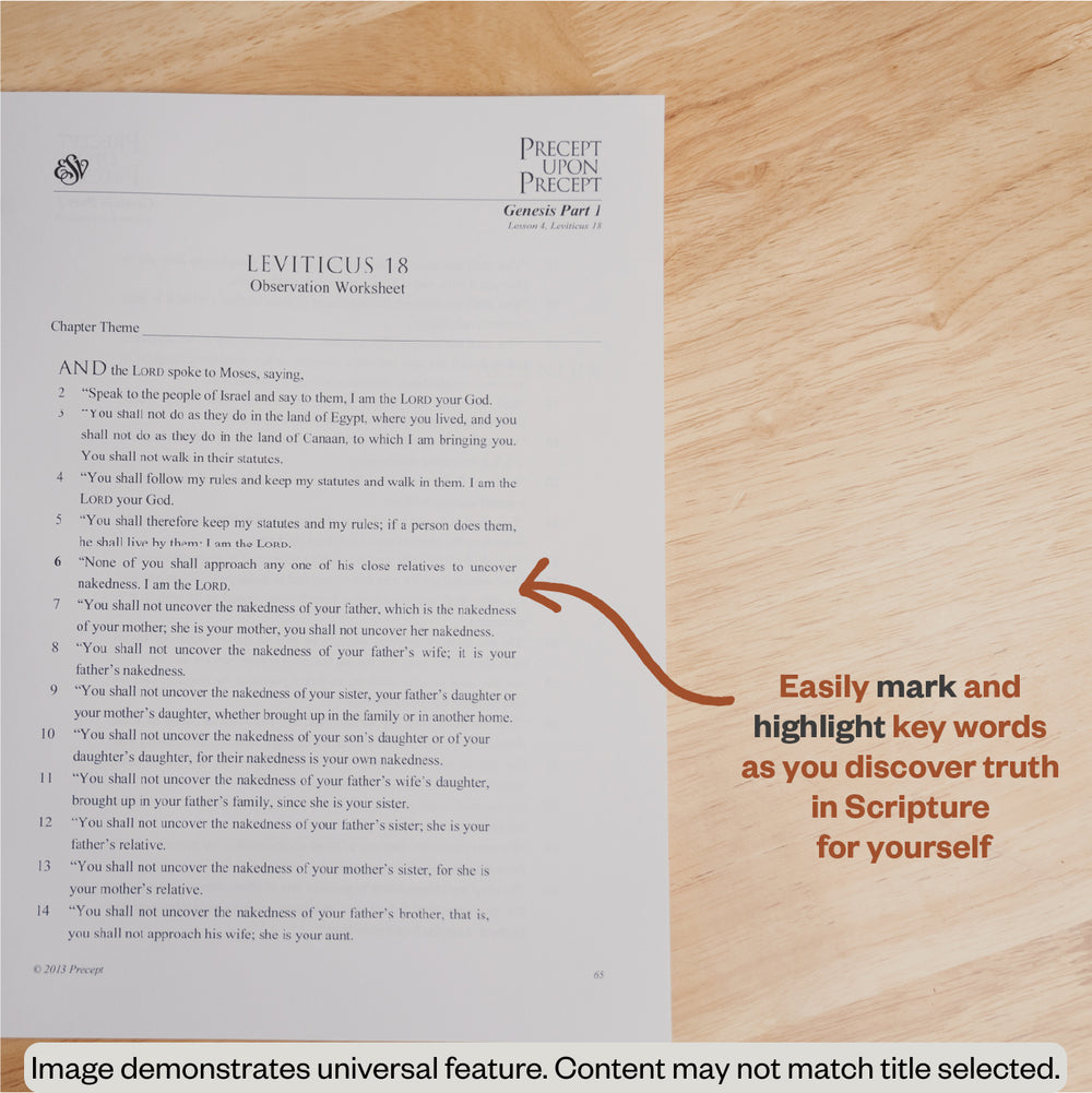 Marking Bible Study General