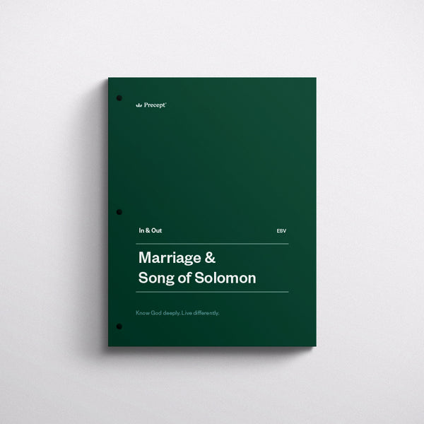MARRIAGE AND SONG OF SOLOMON-IN & OUT WORKBOOK (ESV)