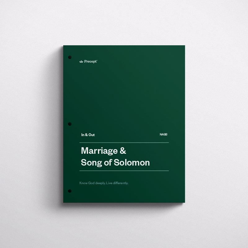 MARRIAGE AND SONG OF SOLOMON-IN & OUT WORKBOOK (NASB)