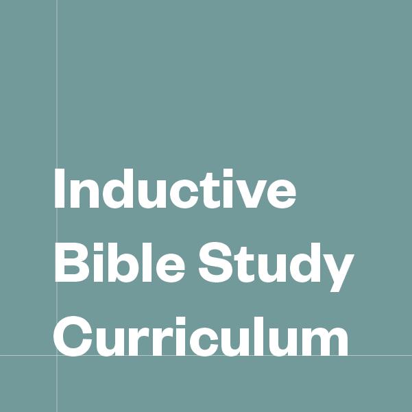Inductive Bible Study Curriculum