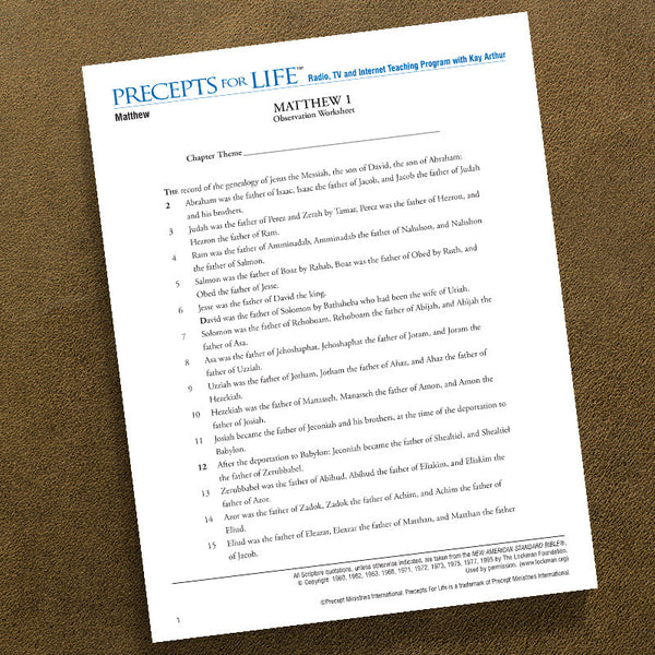MATTHEW-OWS-PRECEPTS FOR LIFE STUDY GUIDE-DOWNLOAD