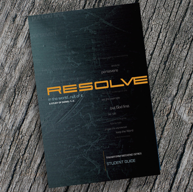 Resolve Book RESOLVE-STUDY GUIDE – Precept