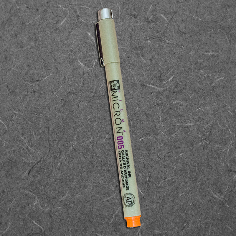 Sakura Pigma Micron 005 Pen, 0.20 mm, Orange