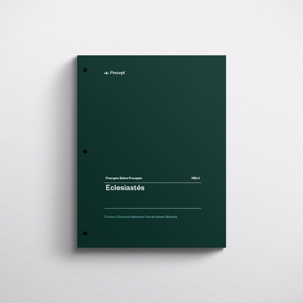 SPANISH ECCLESIASTES PUP WORKBOOK