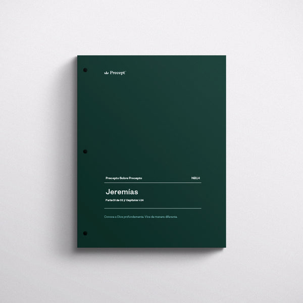 SPANISH-JEREMIAH PART 1-PRECEPT WORKBOOK